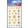 AVERY Zweckform ZDesign Weihnachts-Sticker "Sterne" gold 2 Blatt á 27 Sticker