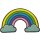 ROTH Bügelbild für DIY-Stoffschultüte Regenbogen