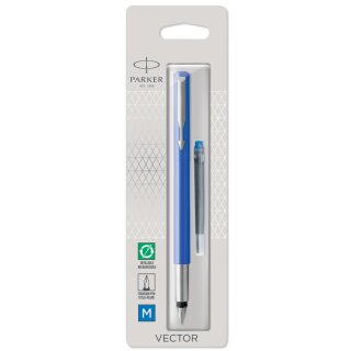 PARKER Füllhalter VECTOR Blau Federbreite: M