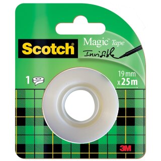 Scotch Klebefilm Magic unsichtbar 19 mm x 25 m