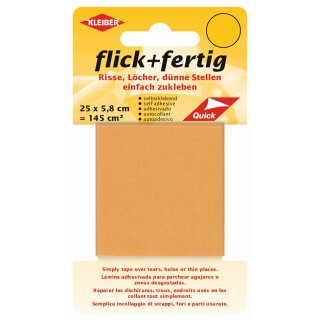 KLEIBER Reparatur-Set Flick + Fertig apricot selbstklebend
