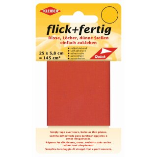 KLEIBER Reparatur-Set Flick + Fertig orange selbstklebend