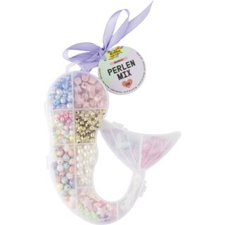 folia Perlen-Mix MERMAID 240 Teile