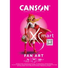 CANSON Studienblock XSMART FAN ART DIN A4
