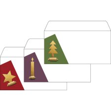 sigel Weihnachts-Umschlag-Set "Cut-out style"...