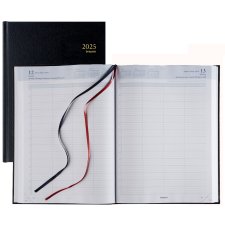 Brepols Buchkalender "BREMAX 001" 2025 schwarz