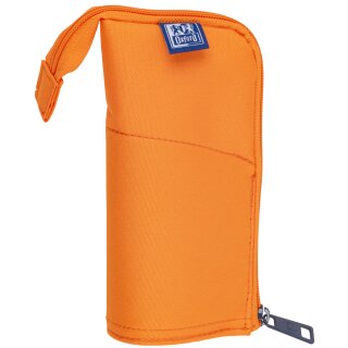 Oxford Schlamper-Etui "Stand-Up" Polyester orange