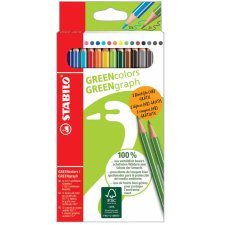 STABILO Buntstifte GREENcolors 12+2 Promo-Etui