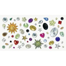 folia Schmucksteine-Set ELEGANCE über 800 Teile sortiert