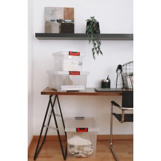 EDA Aufbewahrungsbox CLiPSTOCK 75 Liter PP mit Rollen