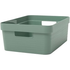 EDA Aufbewahrungsbox STONE 6 Liter PP schwarz