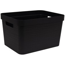 EDA Aufbewahrungsbox STONE 18 Liter PP weiß