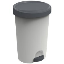 EDA Tret-Abfallbehälter Stepy 45 Liter PP anthrazit