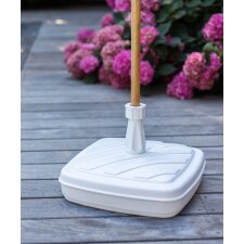 EDA Sonnenschirmständer Kunststoff eckig 420 mm...