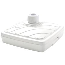 EDA Sonnenschirmständer Kunststoff eckig 565 mm grau