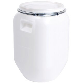 EDA Aufbewahrungs-Fass 50 Liter Kunststoff weiß