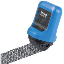 trodat Datenschutz-Rollstempel ID Protector blau