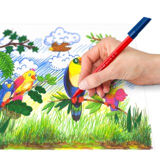 STAEDTLER Fasermaler Noris 10er Kartonetui