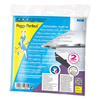 Peggy Perfect Aktivkohle Dunstfilter mit Wechselhandschuh 2 Filter