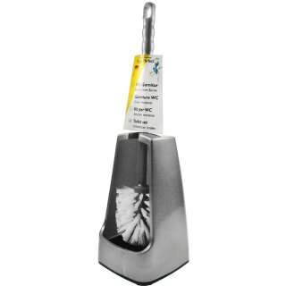 Peggy Perfect WC-Garnitur Birnenform silber