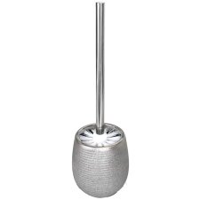 Peggy Perfect WC-Garnitur Topf rund Keramik silber