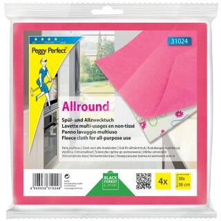 Peggy Perfect Spül-und Allzwecktuch "Allround" 4er Pack
