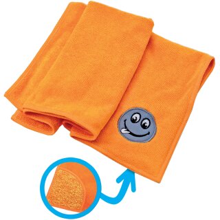 Peggy Perfect Microfasertuch "Smile" orange
