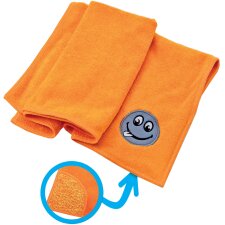 Peggy Perfect Microfasertuch "Smile" orange