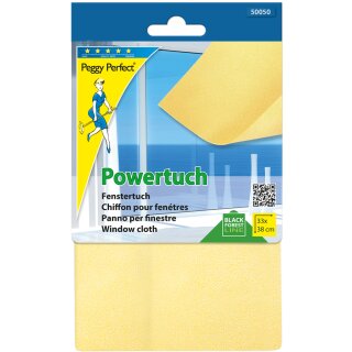 Peggy Perfect Fenstertuch "Powertuch" gelb