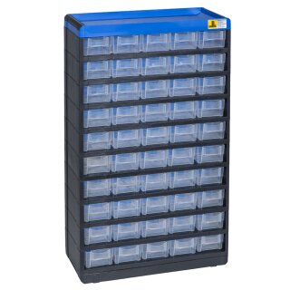 allit Kleinteilemagazin VarioPlus Pro 53/100 50 Fächer schwarz/blau