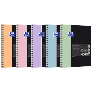 Oxford Studium Collegeblock NOTEBOOK Pastell A4+ seyès