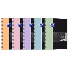 Oxford Studium Collegeblock NOTEBOOK Pastell A4+ kariert