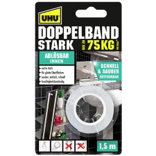 UHU Montage-Klebeband STARK doppelseitig bis 75 kg...