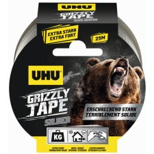 UHU PE-Gewebeband GRIZZLY TAPE silber 49 mm x 25 m