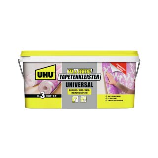 UHU Fix & Fertig Tapetenkleister Universal 2,5 kg Eimer