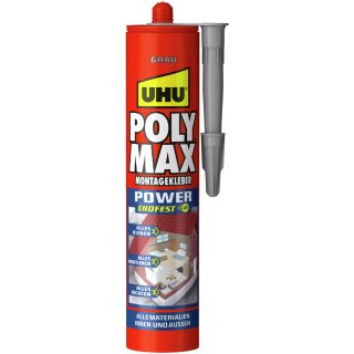UHU Montagekleber POLYMAX POWER ENDFEST GRAU 425 g