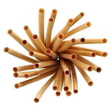 PAPSTAR Schilf-Trinkhalme "pure" 200 mm natur...