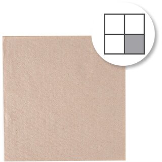 NATURE Star Lunch-Servietten Nature 240 x 240 mm 1-lagig