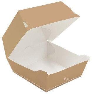 NATURE Star Burgerbox Carta Klappdeckel 140 x 140 x 85 mm