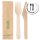 NATURE Star Besteck-Set Simple aus Birkenholz 2-teilig