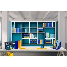EXACOMPTA Schubladenbox STORE-BOX MULTI Bee Blue 11...
