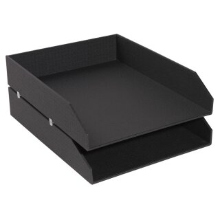 EXACOMPTA Briefablagen-Set Office by Me DIN A4+ schwarz 2 Stück