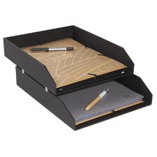 EXACOMPTA Briefablagen-Set Office by Me DIN A4+ schwarz 2...