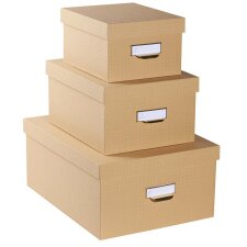 EXACOMPTA Ablageboxen-Set Office by Me schwarz