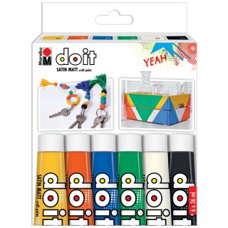 Marabu Acrylfarben-Set DO IT Craft Paint 6 x 36 ml
