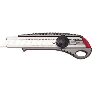 NT Cutter L-550GP Aluminium-Gehäuse 18 mm anthrazit
