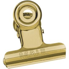 MAUL Briefklemmer MAULstandard Breite 30 mm gold 10...