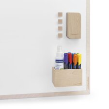 magnetoplan Whiteboard Zubehör-Set Wood Series birke