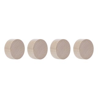 magnetoplan Neodym-Magnete Wood Series Circle walnuss