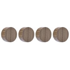 magnetoplan Neodym-Magnete Wood Series Circle walnuss